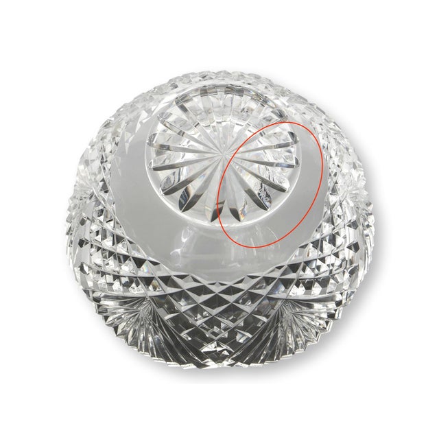 Waterford Crystal Dingle/Waterford Bowl, Artist Signed Sean Daly For Sale - Image 4 of 4