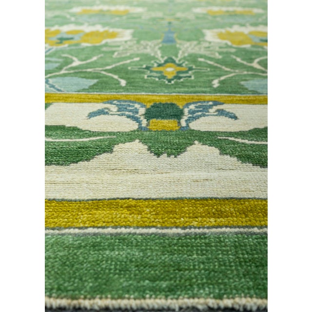 Turkish Oushak Rug 13'11" x 20'4" For Sale - Image 4 of 4