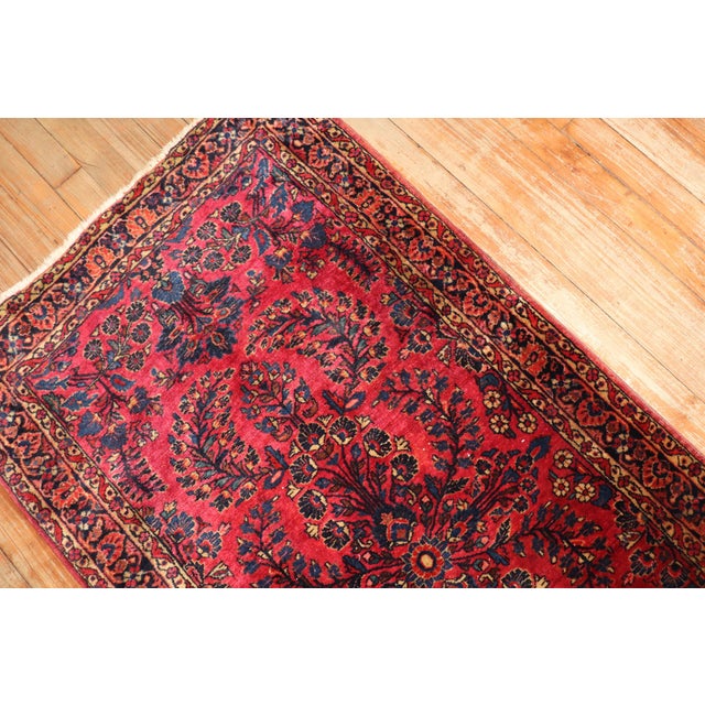 Early 20th Century Antique Zabihi Collection Persian Sarouk Rug - 2'6" x 4'10" For Sale - Image 5 of 8