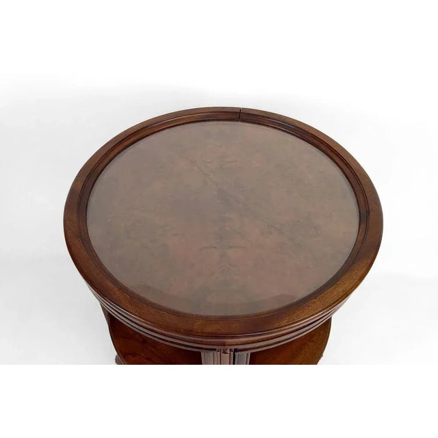 Glass Vintage Art Nouveau Nesting Table by Louis Majorelle For Sale - Image 7 of 12