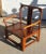 Chinese Ming Dynasty Style Wedding Chair Carved Wood Early 20th Century For Sale - Image 4 of 12