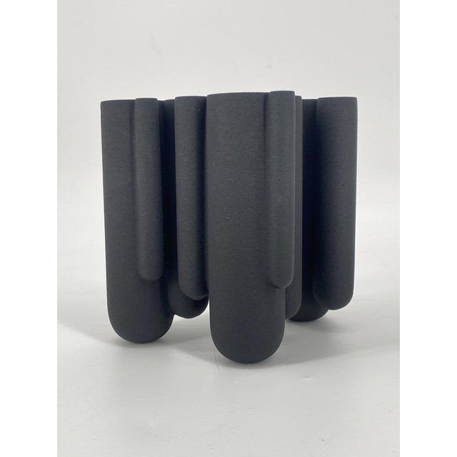 Cylindrical Vinyl Vase by Robert Bronwasser, Studio Smool for Goods, Netherlands For Sale - Image 6 of 15