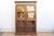 Large British Colonial Glass Display Cabinet For Sale - Image 14 of 14