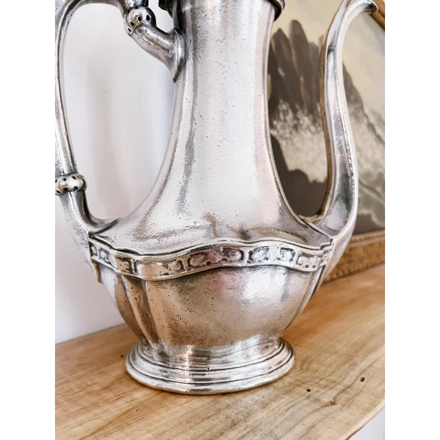 Antique Silver Plated Coffee Pot From Webster Hotel in New York City For Sale In New York - Image 6 of 6