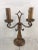 Metal Vintage Gothic Style Candelabra For Sale - Image 7 of 7