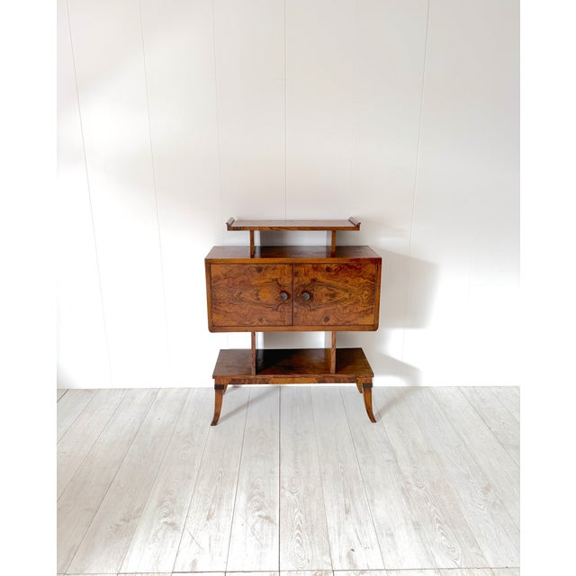 Vintage Walnut Burl Sideboard from Domus Nova, 1930s For Sale - Image 6 of 15