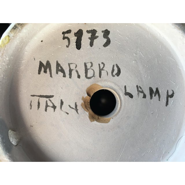 The Marbro Lamp Company 1960s Italian Ceramic Marbro Table Lamp For Sale - Image 4 of 6