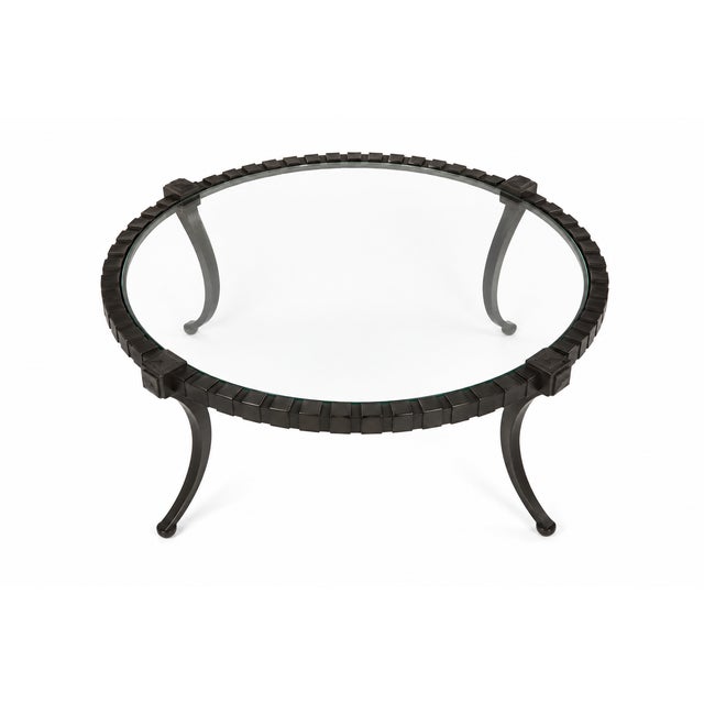 Mid-Century Modern Thinline Aluminum Klismos Coffee Table For Sale - Image 3 of 5