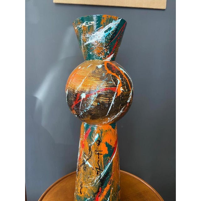 Early 21st Century Metal Vase by Silvio Formichetti, 2010s For Sale - Image 5 of 11