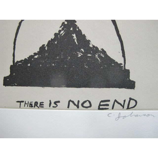 American Chris Johanson Signed Limited Aquatint Print Perceptions #1 There Is No End For Sale - Image 3 of 7