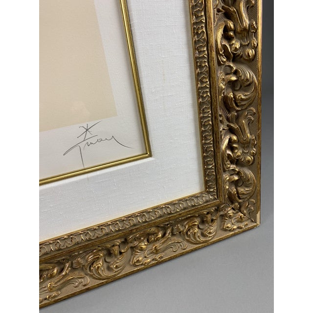 René Gruau, Au Champs De Cours, 1989, Acrylic on Paper, Framed For Sale - Image 4 of 14