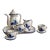 1970s Miniature Delft Style Teaset - 10 Pieces For Sale