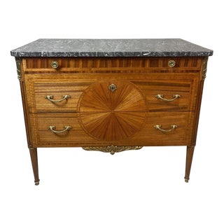 Vintage Louis XVI Style Commode, 1940s For Sale