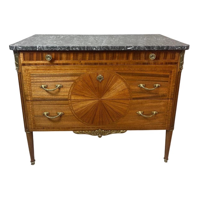 Vintage Louis XVI Style Commode, 1940s For Sale