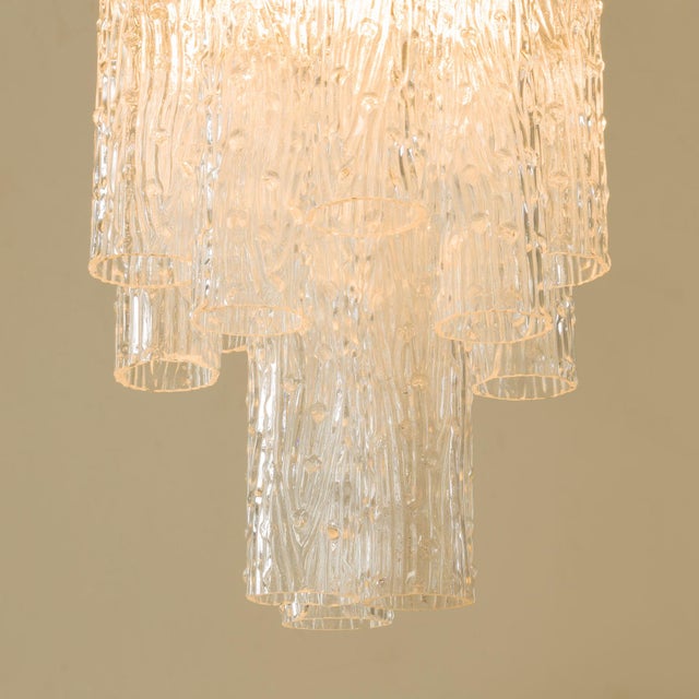 Tronchi Glass Chandelier from Venini, 1970s For Sale - Image 6 of 11