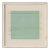 Sage Green Square Geometric Minimalist Art Print by Emily Keating Snyder, 36 X 36 Print in Wood Frame For Sale