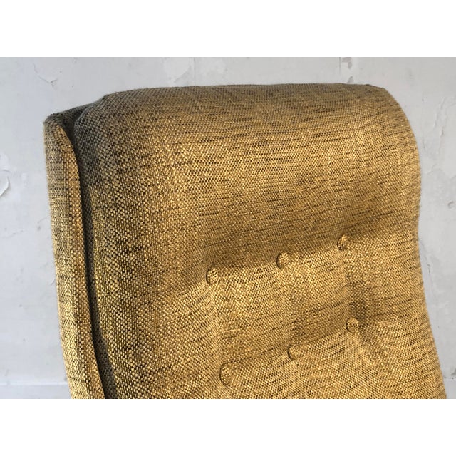 An exceptional "President" armchair, Free Form, Mid-Century-Modern, Sixties, impressive structure in matte patinated...