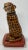 Antique Handmade Ceramic Spotted Cat Figure For Sale - Image 10 of 10