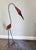 Metal Tall Hand-Carved Wood & Iron Crane Sculpture, Modern Folk Art For Sale - Image 7 of 7