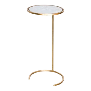Gold Leaf Round Martini Table