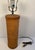 Brown 1970s Mid-Century Modern Raffia Wrapped Cylinder Table Lamp, Natural Woven Cord For Sale - Image 8 of 9