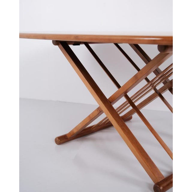 Wood Safari Coffee Table in Light Wood by Andreas Hansen for Haslev Møbelsnedkeri, 1980 For Sale - Image 7 of 11