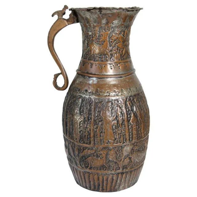 19th Century Middle Eastern Tinned Copper Coffee Pot For Sale - Image 13 of 13