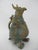 Archaic style Chinese bronze vessel, modeled after ritual bronze ware from the Western Zho Dynasty. Stylized bird pitcher...