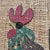 1960s Mid Century Modern Brass Tiled Rooster Wall Art, Signed K, 1960s For Sale - Image 5 of 13