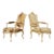 Pair of Hendrix Allardyce French Baroque Style Fauteuil Armchairs For Sale