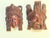 Pair of Vintage Balinese Rama & Sita Hand-Carved Wood Theatrical Wall Masks For Sale - Image 11 of 15