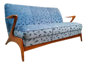 Vintage Danish Z-Shaped Sofa by Kurt Østervig