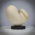 A modernist sandstone sculpture by dutch artist ineke van zuuren, created in the 1980s. The work embodies a soft, organic...