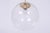 Mid-Century Chandelier in Glass and Brass by Kamenický Šenov, Czech, 1960s For Sale - Image 4 of 10