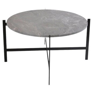 Large Grey Marble Deck Table by OxDenmarq For Sale