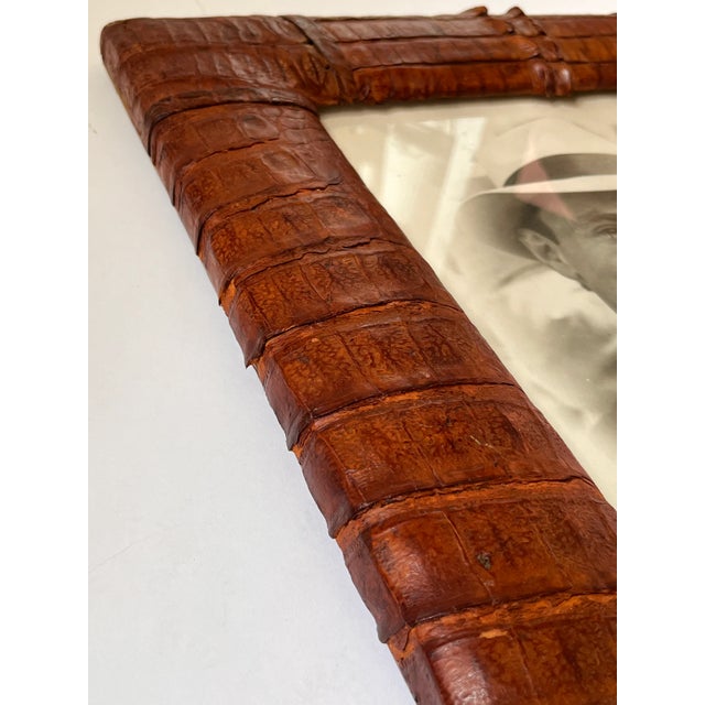 Art Deco Crocodile Picture Frame For Sale - Image 4 of 6