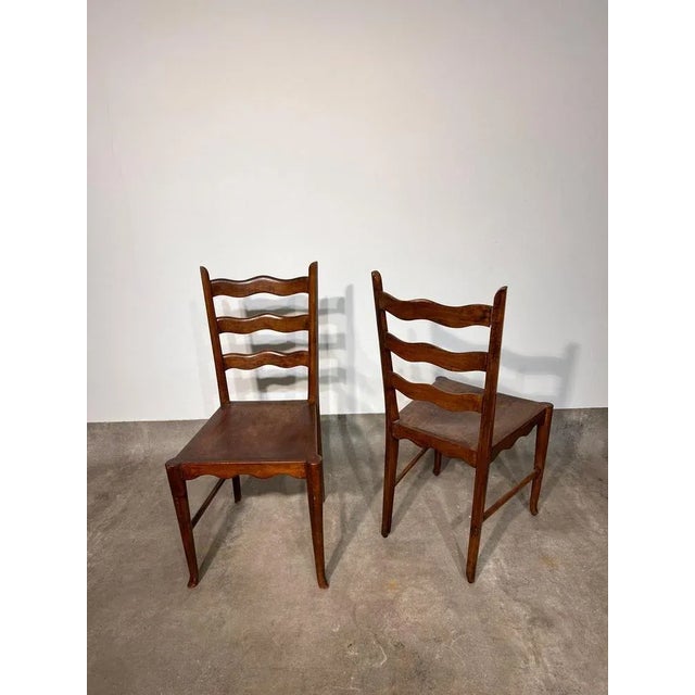 Paolo Buffa Set of Dining Chairs in the style of Paolo Buffa, 1950s For Sale - Image 4 of 5
