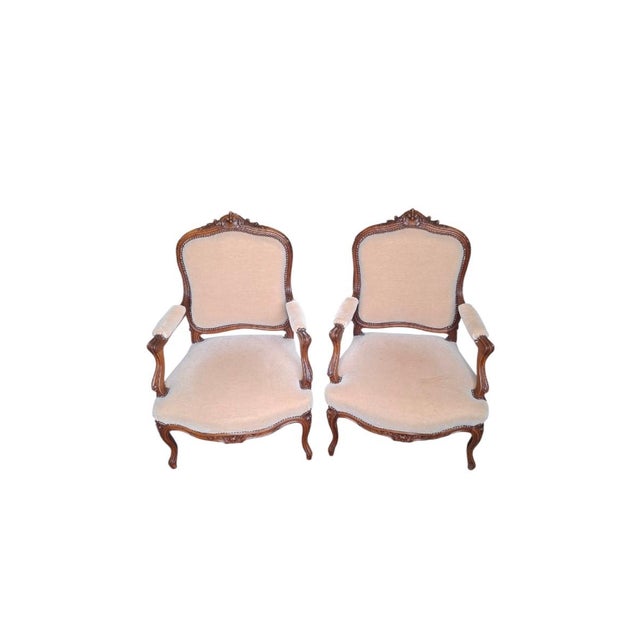 Louis XV Armchairs, Set of 2 For Sale - Image 11 of 11