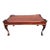 Mid-Century Chippendale Style Mahogany Coffee Table For Sale