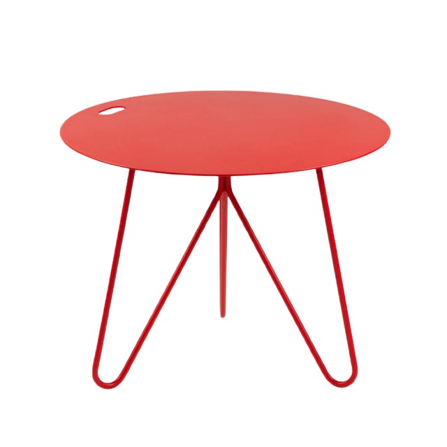 Seis Center Table in Red by Mendes Macedo for Galula For Sale