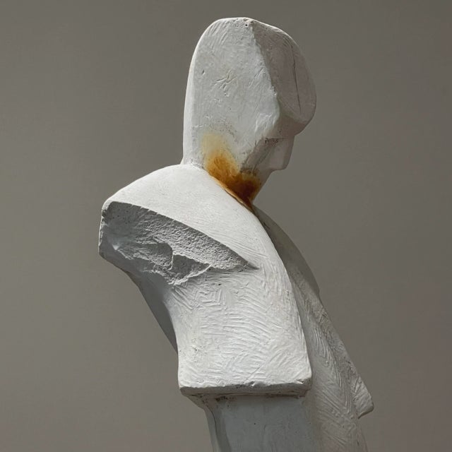 Vintage Modernist Abstract Figurative Plaster Sculpture by Tony Trezza (Ca. 1960) For Sale In Philadelphia - Image 6 of 13
