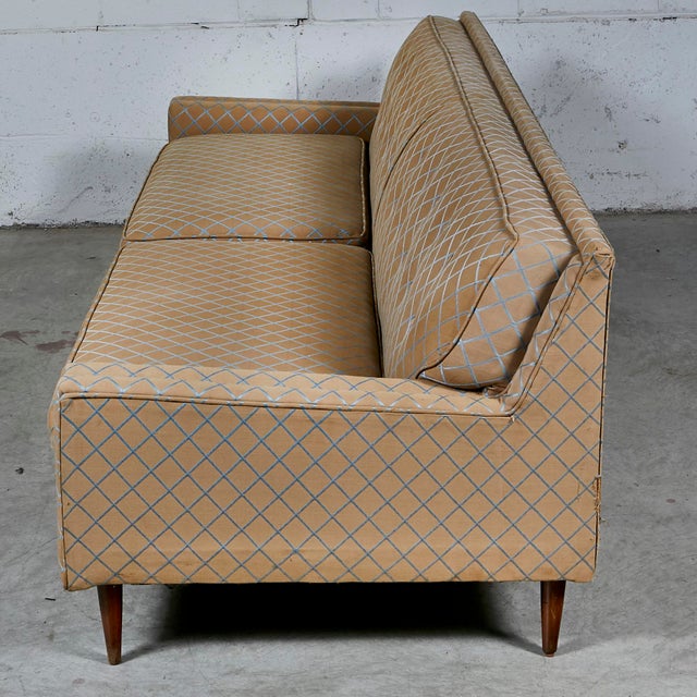 Vintage Mid Century Modern Low Back Couch Sofa Chairish