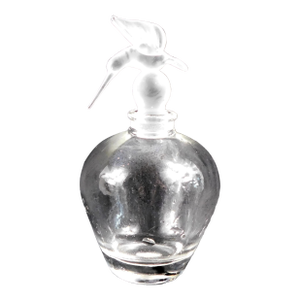 1980s New Boxed Silvestri Perfume Bottle With Hummingbird Stopper