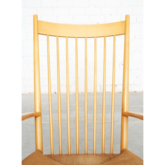 Vintage J16 Rocking Chair by Hans J. Wegner for FDB Møbler, 1960s For Sale - Image 13 of 17