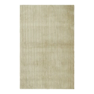 Rug & Kilim’s Modern Rug in Beige With Textural Stripes For Sale