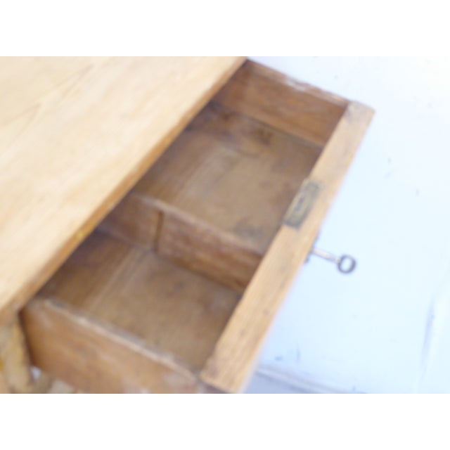 American Antique Scandinavian Pine Console Table For Sale - Image 3 of 5