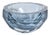 Valmorel Cut Glass Bowl, Sky Blue For Sale