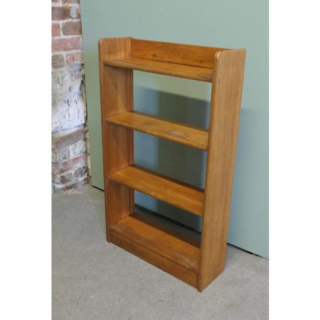 Art Deco 4 Shelf Open Book Case This charming little shelf unit has a gallery to the back of the top shelf and 4 open...