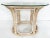 Late 20th Century Vintage Coastal Washed Pencil Reed Glass Top End Tables- a Pair For Sale - Image 5 of 7