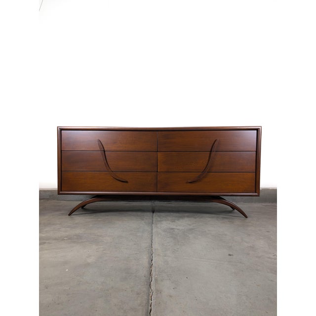 Vintage Mid Century Modern Dresser in the Manner of Vladimir Kagan, C1960s For Sale - Image 17 of 17